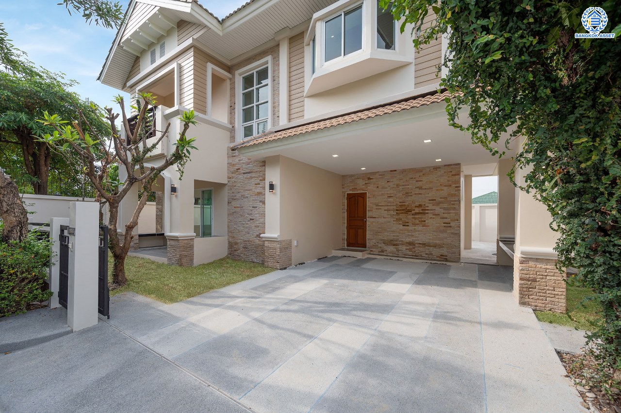 บ้านมือสองตกแต่งใหม่ โครงการ บ้านอาภา2 ปิ่นเกล้า-สวนผัก เนื้อที่ 61 ตร.ว. ฟังก์ชัน 3 ห้องนอน 3 ห้องน้ำ จอดรถได้ 2 คัน บนทำเลเดินทางสะดวก เชื่อมต่อหลายเส้นทาง ใกล้รถไฟฟ้าสายสีแดง "สถานีบางบำหรุ"